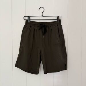 Men's Athletic Dark Olive Shorts